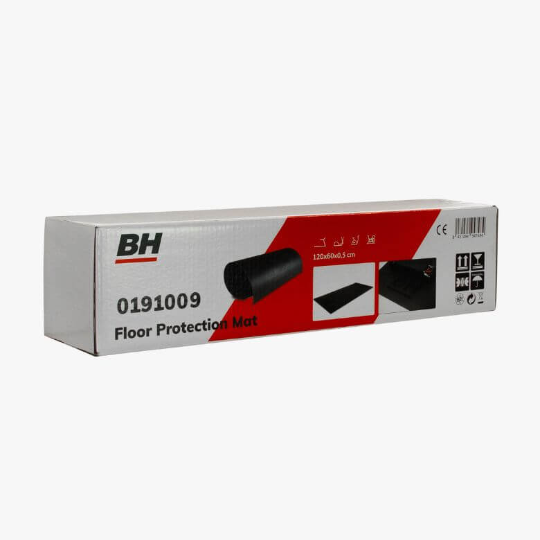 Protetor de chão BH Fitness 1200 x 600 cm preto