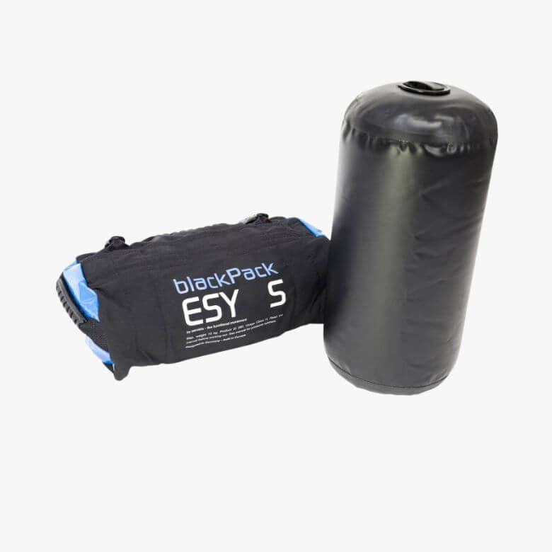 Saco para treino Aerobis BlackPack ESY Tamanho S Set AQUA